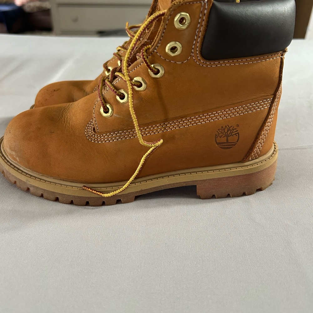 Timberland Kids Brown Lace-Up Boots